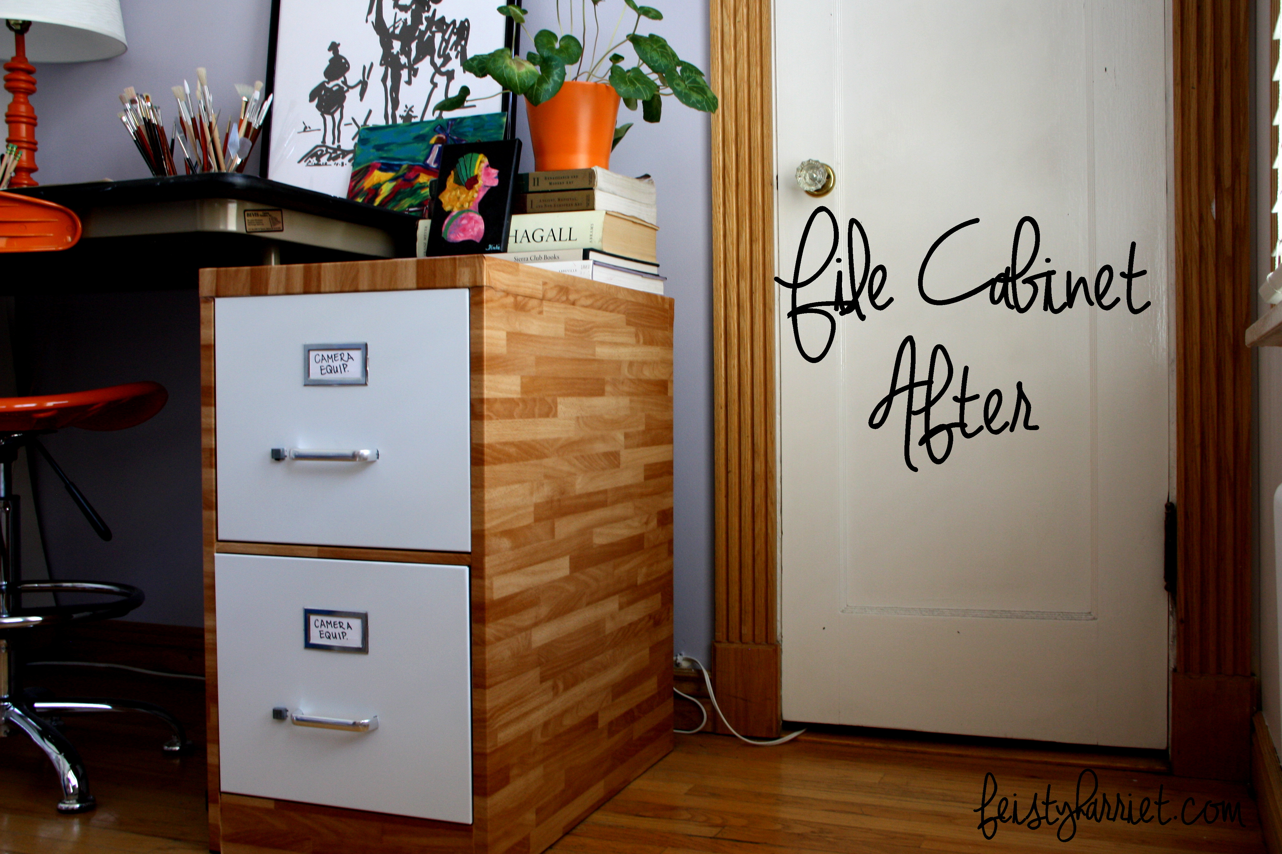 A Tale Of Two File Cabinets A Diy Success Feisty Harriet